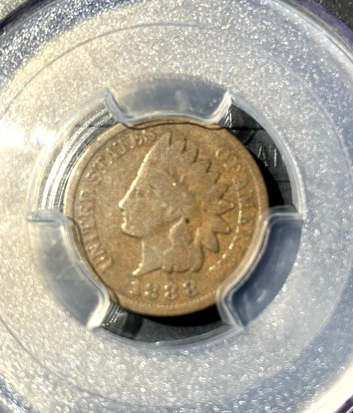 1888 Indian Cent MPD FS-303, S-27 PCGS G04, RARE - Image 4 of 4