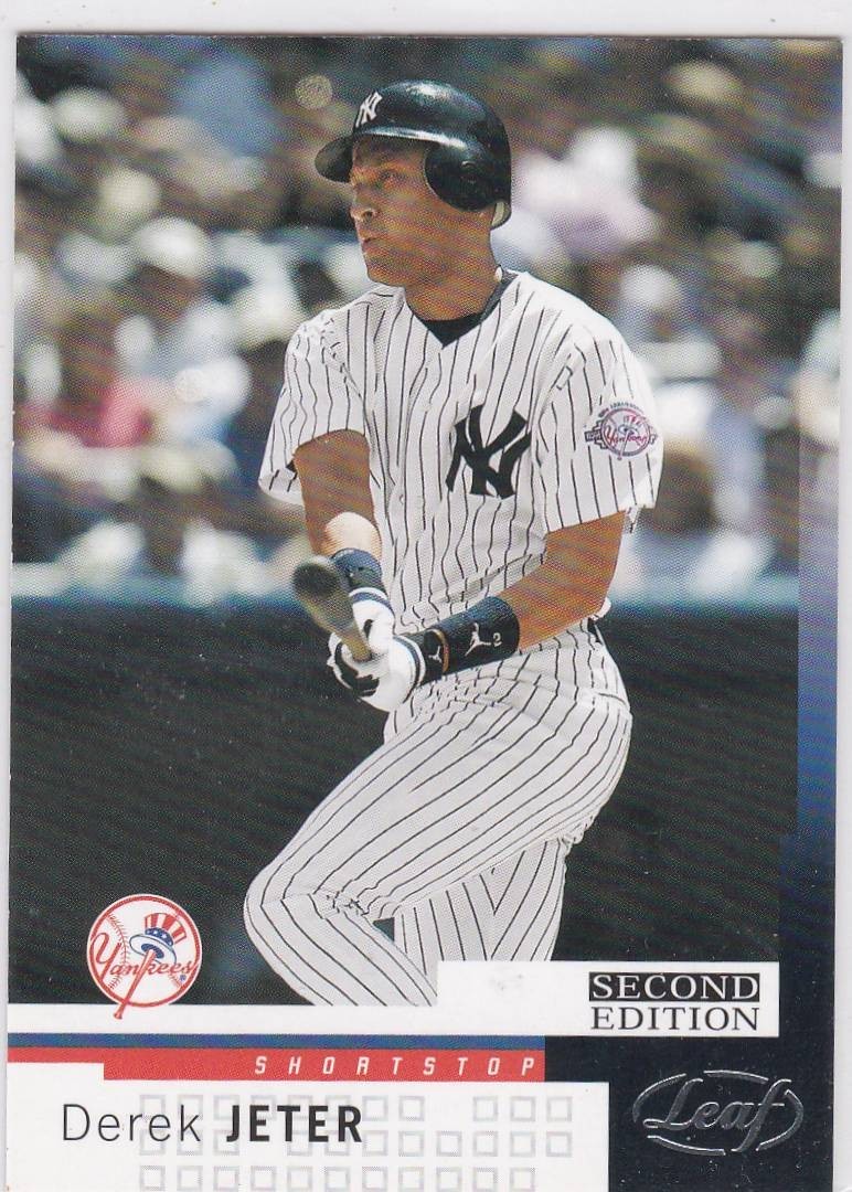 2004 Leaf Second Edition #56 Derek Jeter New York Yankees Free Shipping!