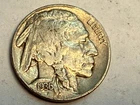 1936 AU full-horn Indian Head BUFFALO NICKEL. Exact coin shown. #q3