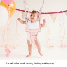 Breathable Adjustable Comfortable Baby Toddler Kid Walking Harness(Pink)