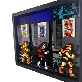 Castlevania Simon's Quest Dracula's Curse NES Games 3D Art Simon Belmont 8 Bit
