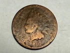 1865 bronze INDIAN HEAD U.S. Cent. Civil war era coin with problems. #m27