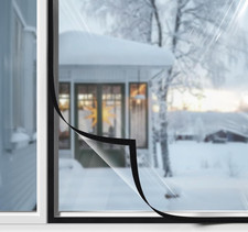 Fenster Folie Thermofolie Fenster gegen Kälte Zuschneidbar Kälteschutzfolie Ther