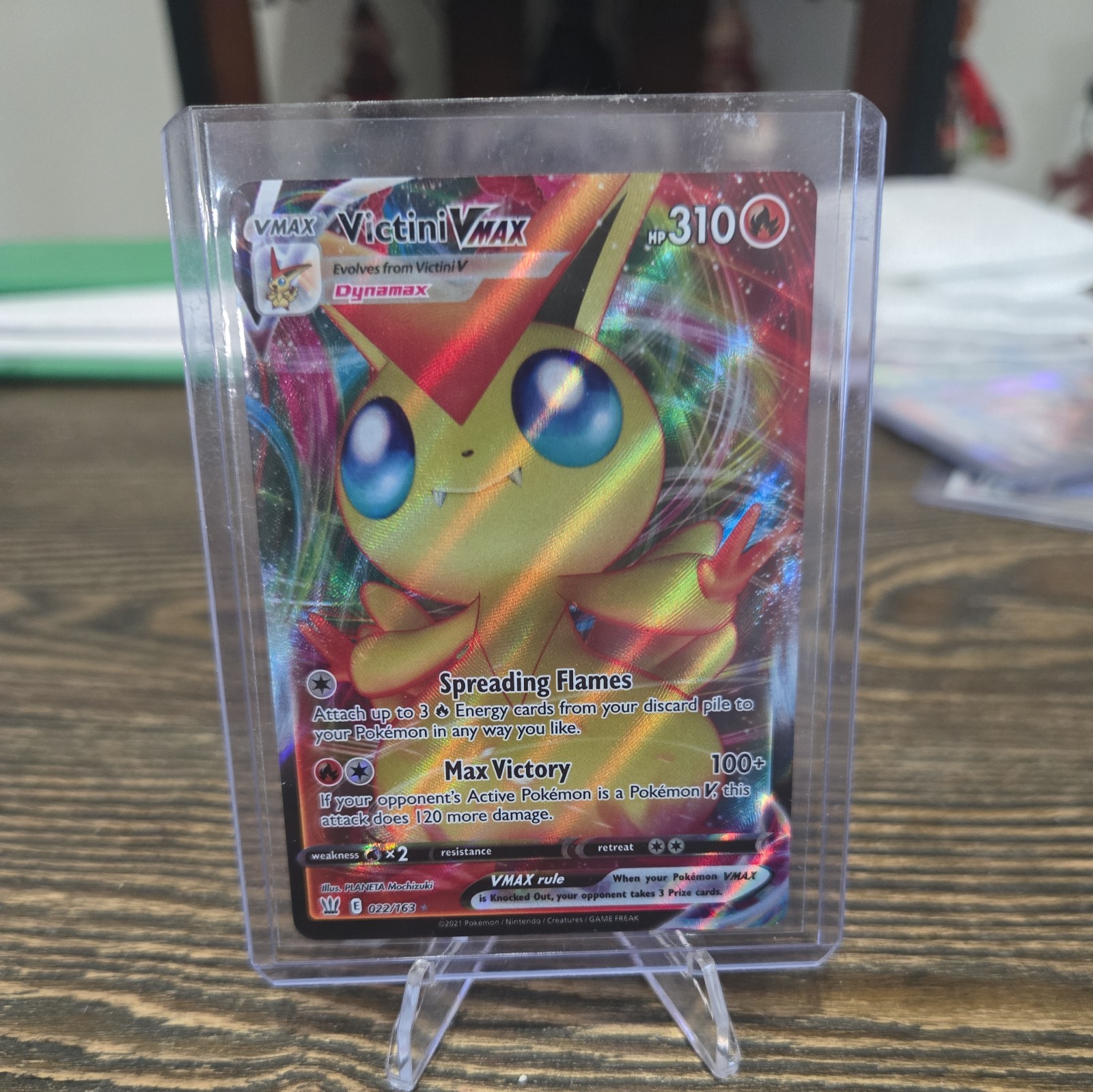 Victini VMAX 022/163 SWSH05: Battle Styles Pokémon TCG NM