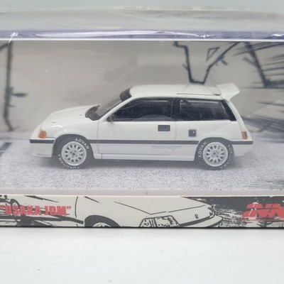 INNO64 HONDA CIVIC Si E-AT WHITE OSAKA JDM W/ EXTRA DECALS AND