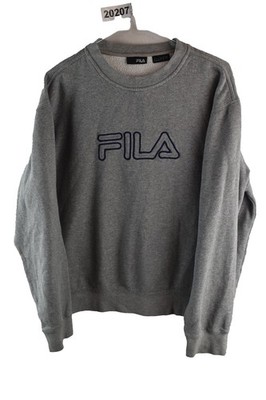 FILA graues Sweatshirt Gr. M Herren Rundhals Pullover Pulli Freizeit Outdoor