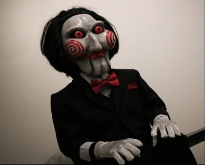 Saw Billy Puppet Figure 65 cm | Life Size Hand Dressed Suit | Horror Collectible