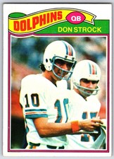 1977 Topps #413 - Don Strock Miami Dolphins (EX) *HGCARDS*