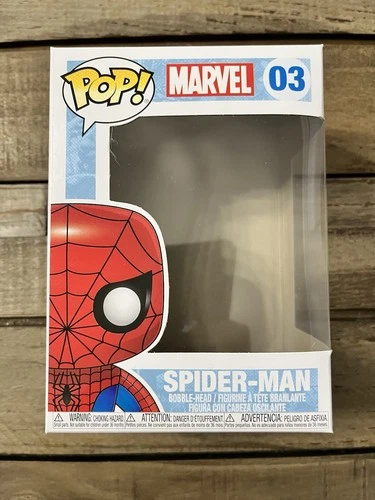 Funko POP Marvel Box Only #03 Spider-Man Empty Replacement
