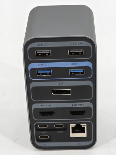 MacBook Pro/Air Docking Station USB C Doppio Display 4K - Tobenone UDS-009 - Foto 5 di 9