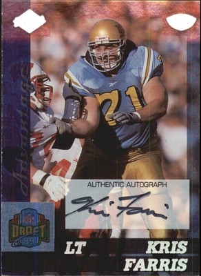 A7566- 1999 Collector's Edge Advantage Rookie Autogramme #164 Kris Farris