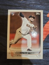 2022 Topps Series 2 Kervin Castro #413 Advanced Stats Back /300 (RC)