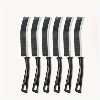 6 Pcs Hard-bristled Crevice Cleaning Brush, Multifunctional Thin Gap Scrub Brush