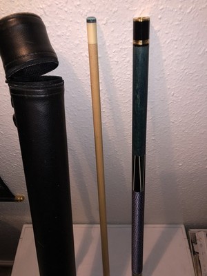 BCE Custom Queues grün & lila American Eagle Flagge Queue & Etui