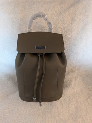 JW PEI Mini Backpack Brown Vegan Leather Drawstring Top Handle Bag NWT w/ Box