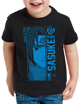 Sasuke Uchiha Kinder T-Shirt ninja anime manga cosplay kakashi japan kurama ova