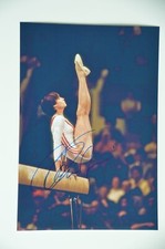 Nadia Elena Comaneci signed 20x30cm Foto Autogramm / Autograph In Person 7