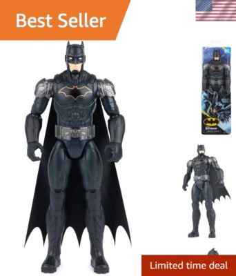Epic 12-Inch Batman Action Figure with 11 Points of Articulation for Playtime