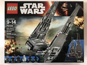 lego star wars kylo ren's command shuttle 75104