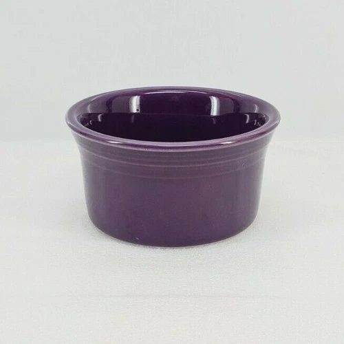 RAMEKIN CUP, SOUFFLE BOWL 8 OZ. mulberry purple FIESTA new