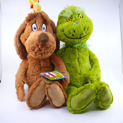 DR. SEUSS HOW THE GRINCH STOLE CHRISTMAS - 20'' GRINCH & 24'' MAX PLUSH TOY ANIMAL