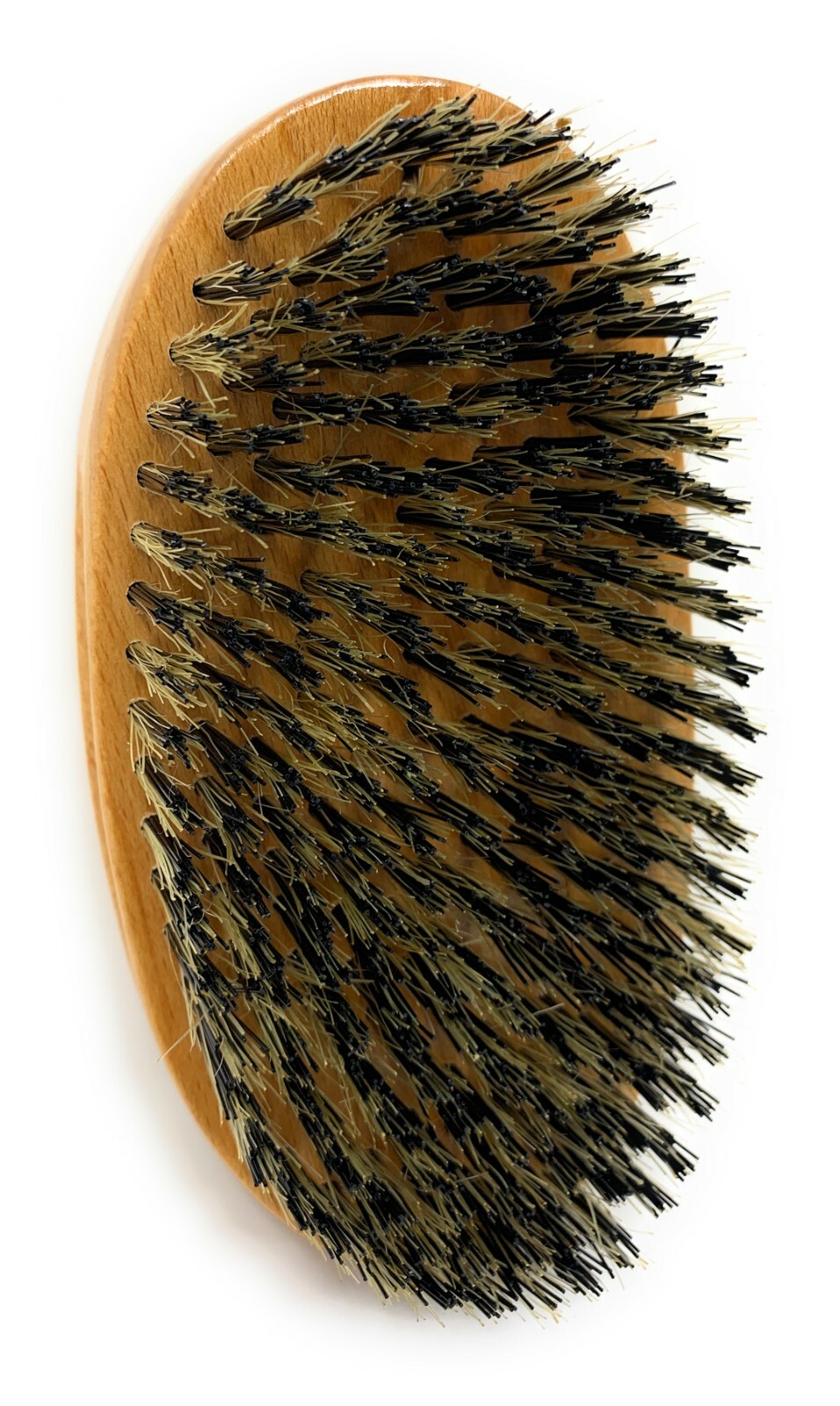 Club Hair Brush, Wave Hair Brush, Curved Oval Palm Brush Boar Bristles