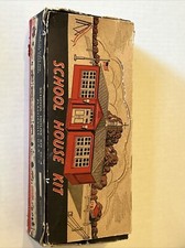 Plasticville Bachman Bros. SC-4 School House Kit, 1950's Original Box