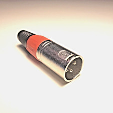 2-Pcs Professional Quality 3 Pin XLR Plug Male