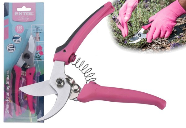 Damen Gartenschere Rosenschere Blumenschere Rebschere Strauchschere 180Mm-image