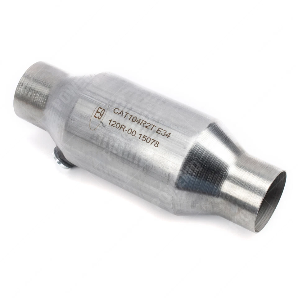 2pcs 200 Zellen Sport Katalysator Euro 4 101mm E mark E9 103R 63.5 mm - Bild 2 von 4