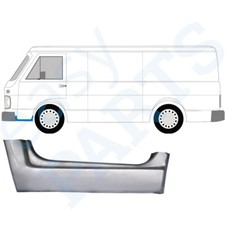 Für Volkswagen LT 28-35 1975-1996 Vorne Schweller reparatur blech Links