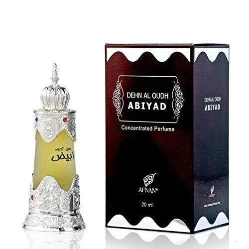 Afnan Dehn Al Oudh Abiyad Concentrated Perfume Oil, 0.67 Ounce