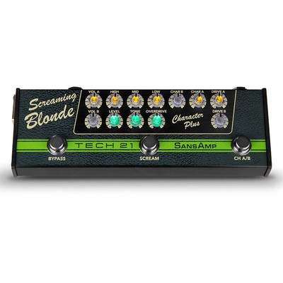 Tech21 Sansamp Charakter Plus Serie Screaming Blond Overdrive