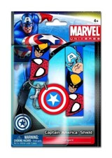 Marvel Captain America Lanyard Keyring with Shield Dangle  NEW SEALED 