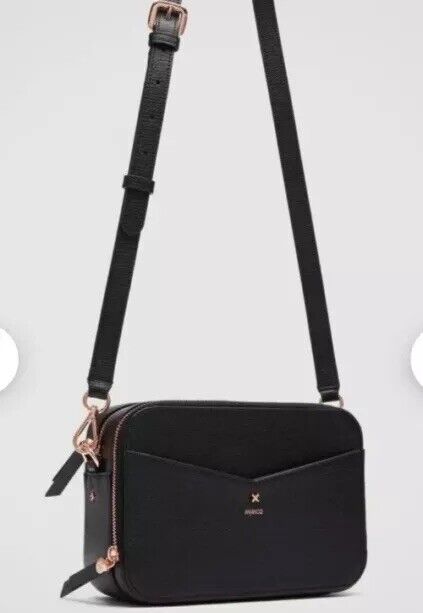 Mimco D-Vine Crossbody Black Leather Bag - BRAND NEW WITH TAGS!!
