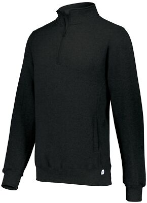 Russell Athletic 1Z4HBM Men's Dri Power Quarter-Zip Cadet Collar