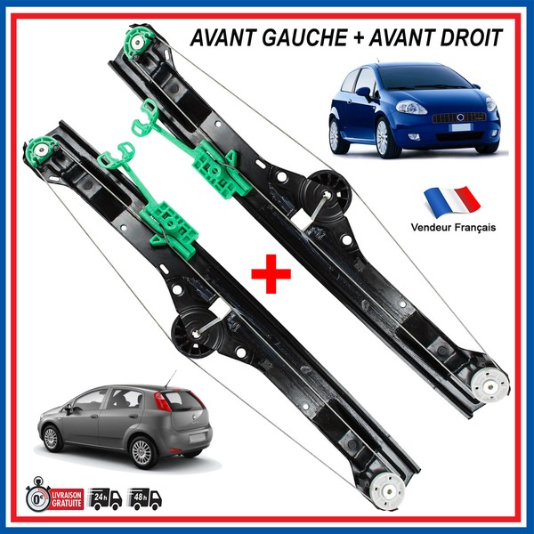 Fensterheber Vorne Links Recht FüR Fiat Grande Punto 51899290 51899291-image