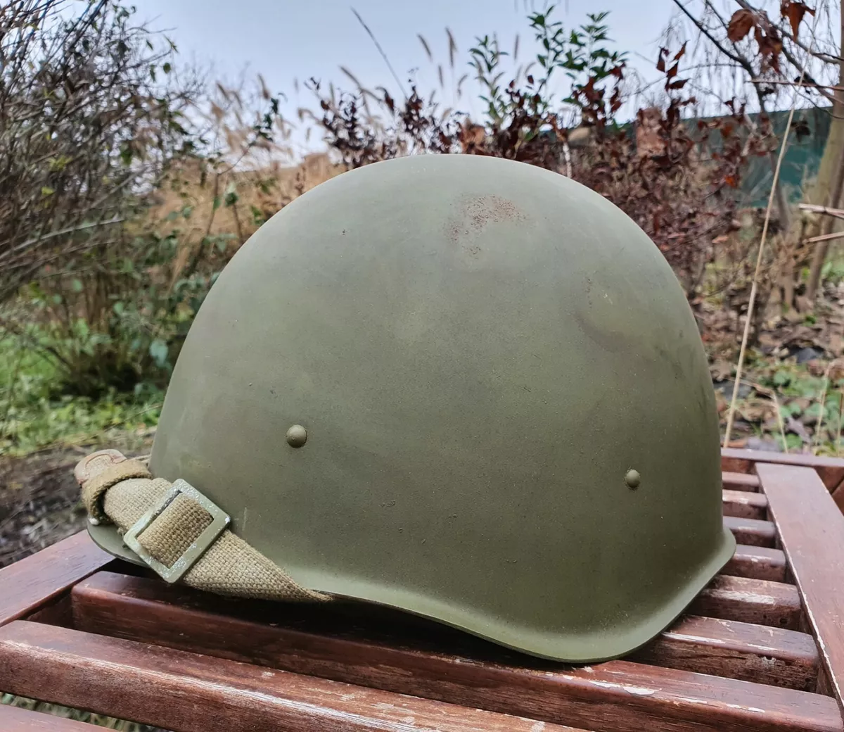 Original Steel Helmet SSh 40 WWII Russian Military Soviet Army