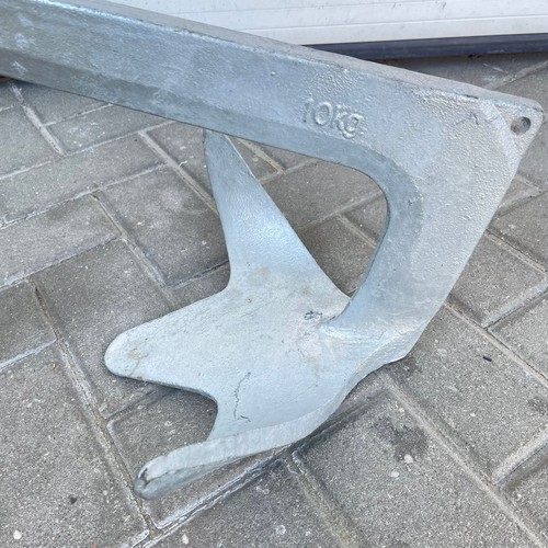 B-Ware Bruce M Anker 10 kg Bootsanker feuerverzinkt Boot stahlverzinkt Schiff - Bild 2 von 3