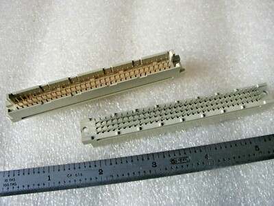 ROBINSON NUGENT  D2014257  96 PIN MALE EUROCARD DIN CONNECTORS - 3 pcs