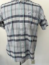 Vintage Men Shirt Large Raintree Southern Hampton Collection Plaid Duck USA Made