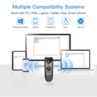 EYOYO Wireless 2D QR Code Barcode Scanner Bluetooth Book UPC EAN Code PC Scanner