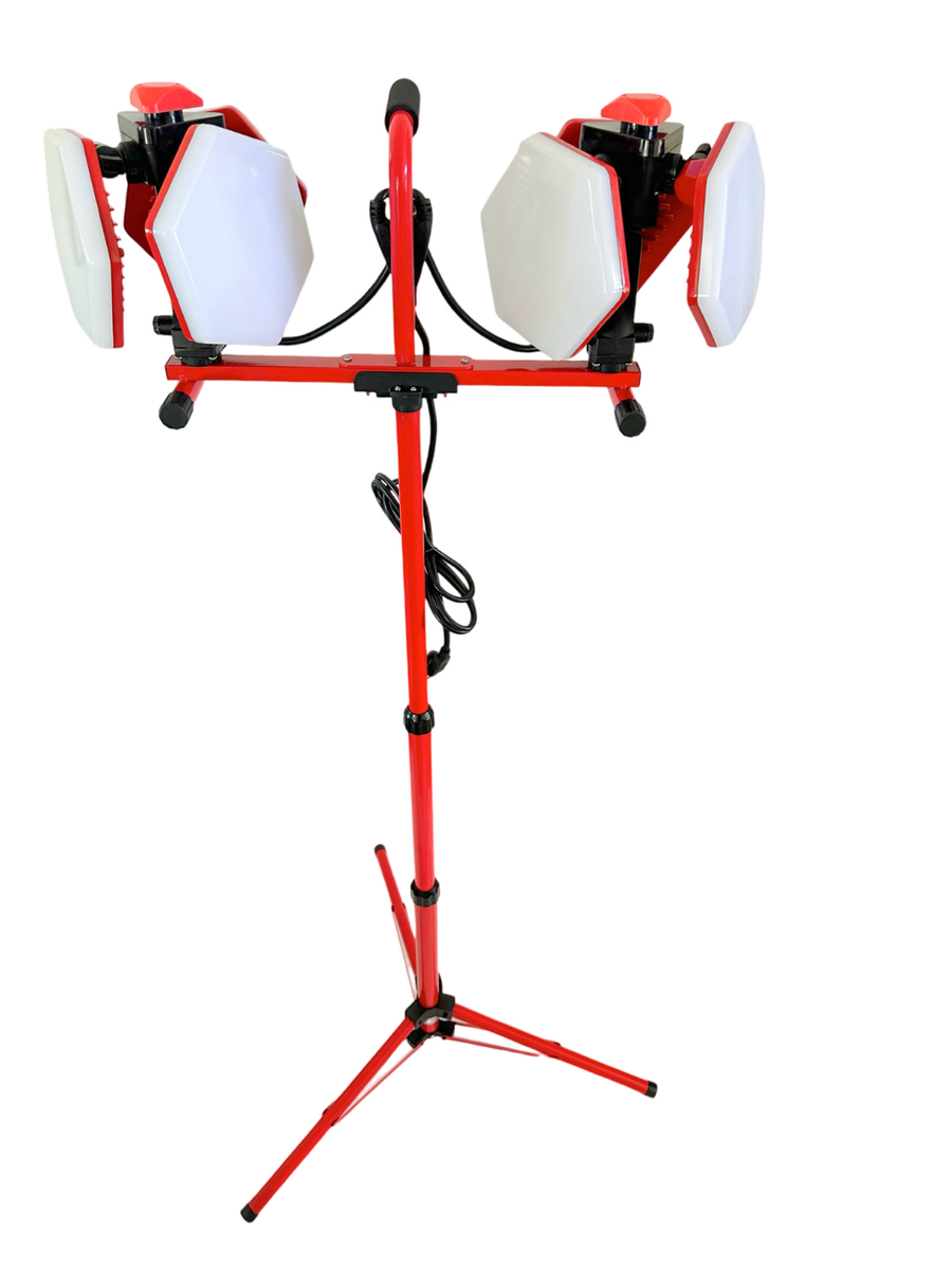 20000 Lumen, 360º Hexagon Foldable Work Light With Collapsible