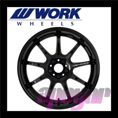 WORK EMOTION D9R WHEEL (1pcs) 17 inch 7.0J 53 4H 100 Black (BLK 