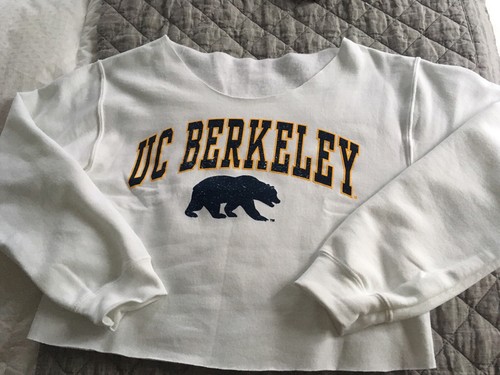 UC BERKELEY CAL OFF SHOULDER CROP 
