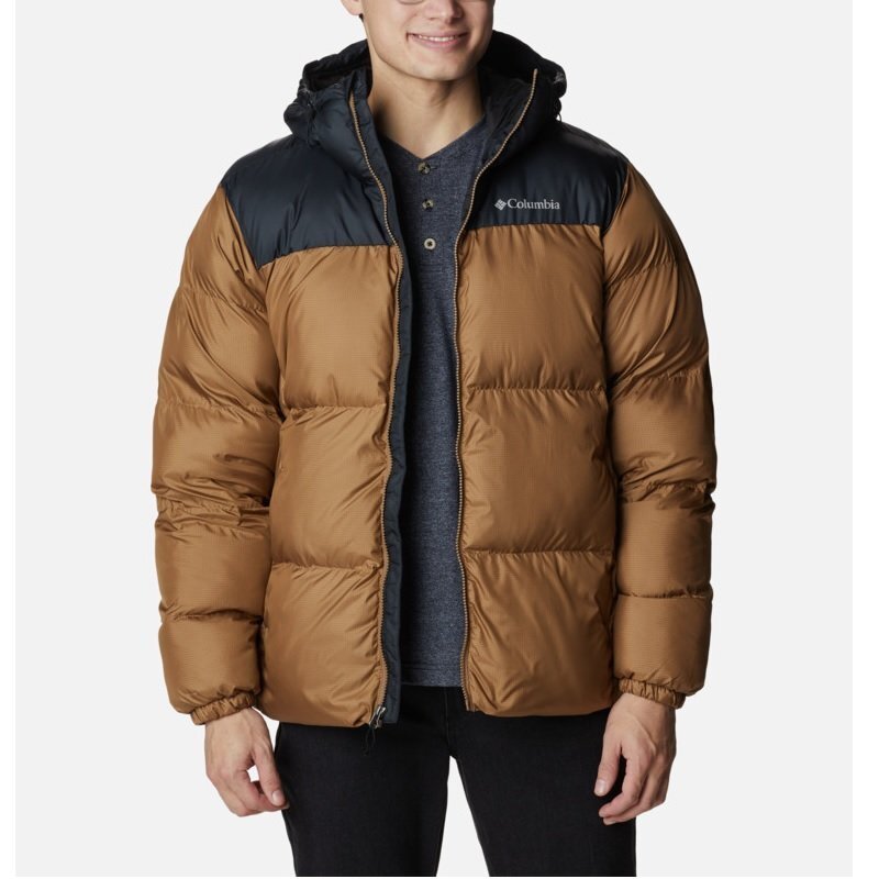 Columbia Puffect Hooded Jkt M doudoune homme à capuche couleur noir mat