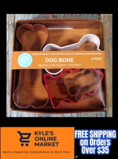R&M Dog Bon Cookie Cutter Set - 4pc set - NEW