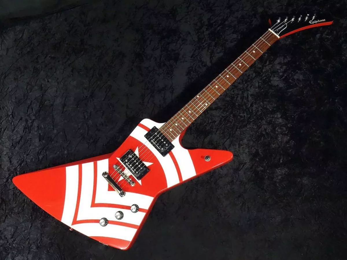 Epiphone/Limited Edition Jason Hook M-4 Explorer Outfit Red Guitar  signature out