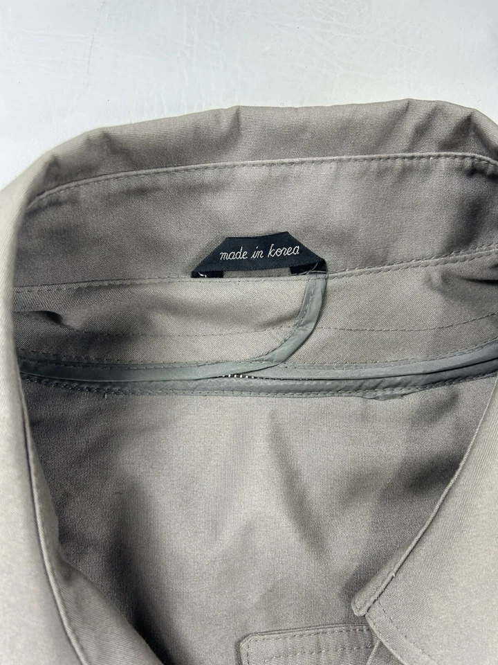 VTG 70s 80s Oleg Cassini Mens Size 46L Weather Ready Trench Coat Zip Out Lining - Image 3 of 4