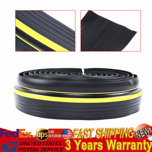 20Ft Garage Door Floor Strip Bottom Seal Threshold Rubber Weather Replacement US - Picture 1 of 12
